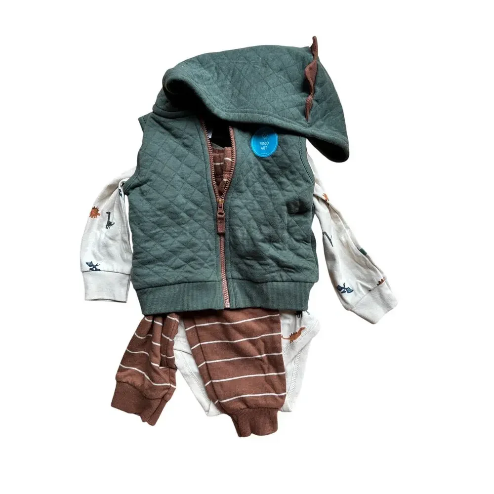Carter's Baby Dinosaur 3-Piece Outfit Set 12M